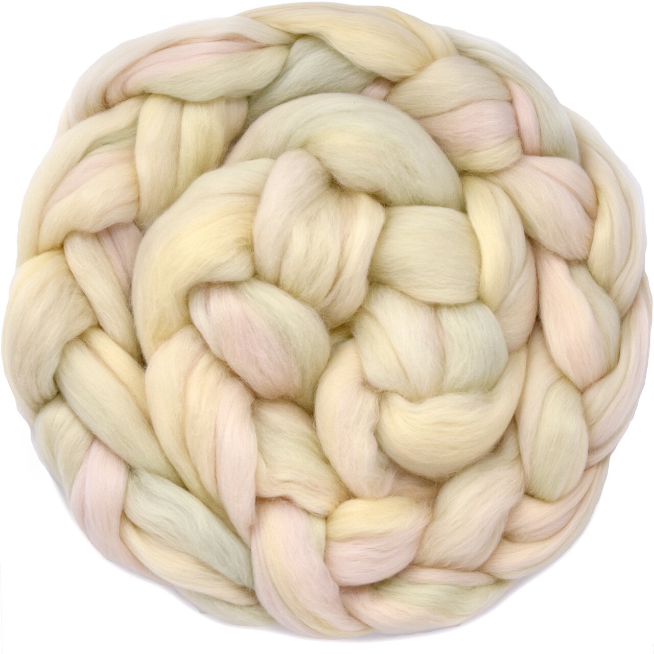 100% Superfine Merino Fiber: Top Notch. Soft Combed Top Roving Color Blend for Spinning, Felting, Weaving